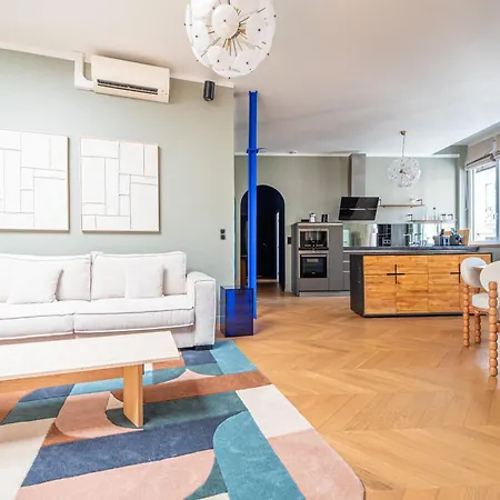 Daire Stylish Duplex In Paris' Center *